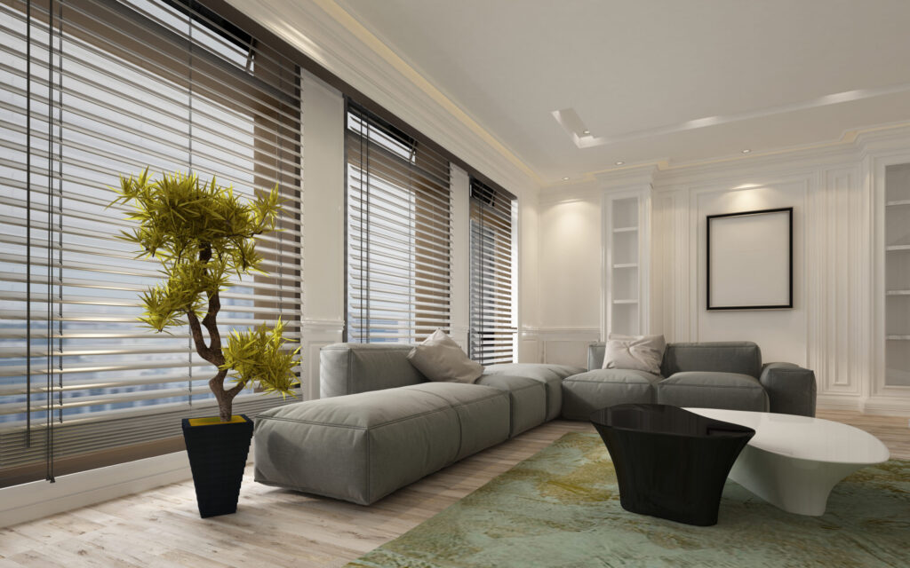Shutters in Canary Wharf